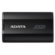 Твердотельный накопитель ADATA External SSD SD810, 500GB, Type-C, USB 3.2 Gen2х2, up to R/W 2000/2000 MB/s, 72.7x44x12.2mm, Black (5 лет)