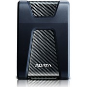 Жесткий диск внешний Portable HDD 1TB ADATA HD650 (Black), Silicone, USB 3.2 Gen1, 121x81x21mm, 201g /3 года/