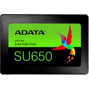 Твердотельный накопитель ADATA SSD Ultimate SU650, 960GB, 2.5" 7mm, SATA3, 3D TLC, R/W 520/450MB/s, IOPs 40 000/75 000, TBW 560, DWPD 0.5 (3 года)