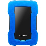 Внешний жесткий диск Portable HDD 2TB ADATA HD330 (Blue), Silicone, USB 3.2 Gen1, 133x89x16mm, 190g /3 года/