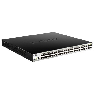 Коммутатор DGS-1210-52MPP/ME Managed L2 Metro Ethernet Switch 48x1000Base-T PoE D-Link