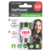 Аккумулятор бытовой GoPower HR6 AA (00-00015317)