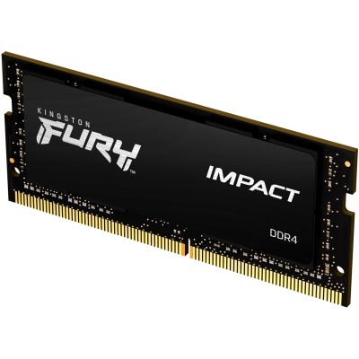 Память оперативная Kingston 16GB 2666MHz DDR4 CL15 SODIMM 1Gx8 FURY Impact