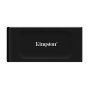 Твердотельный накопитель Kingston External SSD XS1000, 1000GB, Type-C/A, USB 3.2 Gen 2, R/W 1050/1000MB/s, 70x33x14mm, 29g., Black (5 лет)