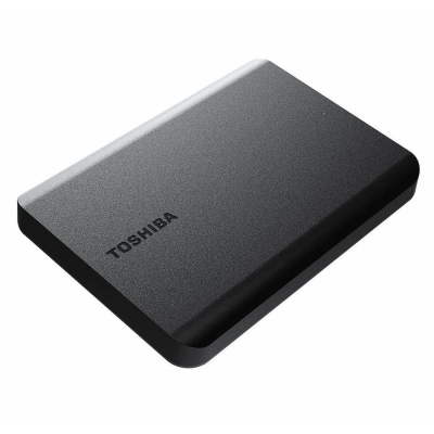 Внешние HDD и SSD Portable HDD 1TB Toshiba Canvio Basics 2022 (Black), USB 3.2 Gen1, 109x78x14mm, 149g /12 мес./