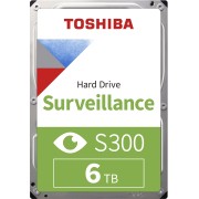 Жесткий диск HDD Toshiba SATA3 6Tb Surveillance S300 5400 256Mb (replacement ST6000VX001, WD63PURZ, WD62PURZ)