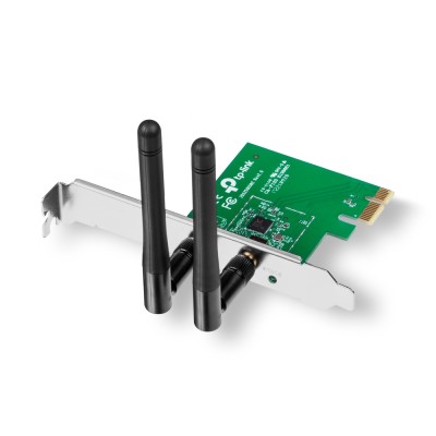 Адаптер Wi-Fi 300Mbps Wireless N PCI Express Adapter, Atheros, 2T2R, 2.4GHz, 802.11n/g/b, 2 detachable antennas