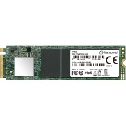 Твердотельный накопитель Transcend SSD MTE110S, 1024GB, M.2(22x80mm), NVMe, PCIe 3.0 x4, 3D TLC, R/W 1700/1400MB/s, IOPs 200 000/300 000, TBW 400, DWPD 0.2 (5 лет)