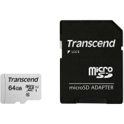 Карта памяти Transcend 64GB microSDXC Class 10 UHS-I U1 R95, W45MB/s with SD adapter